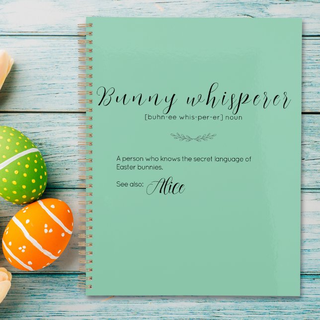 Agenda Bunny Whisperer Easter Planner (Bunny Whisperer Easter Planner)