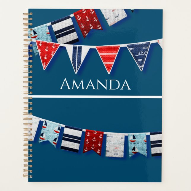 Agenda Bunting Nautical (Anverso)