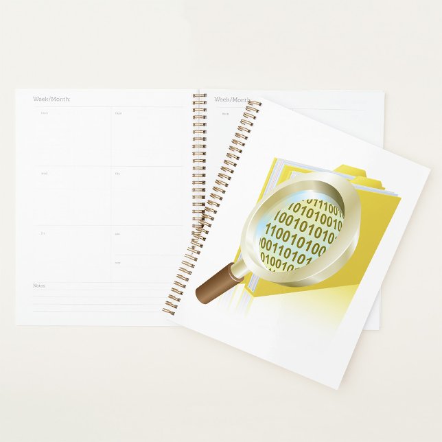 Agenda Búsqueda binaria de archivos digitales de vidrio d (Subido por el creador)