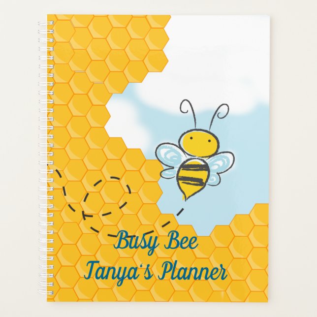 Agenda Busy Bee Personalizado (Anverso)