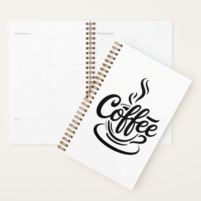 Agenda But First Coffee | Chic Modern Script Typography D (Demostración)