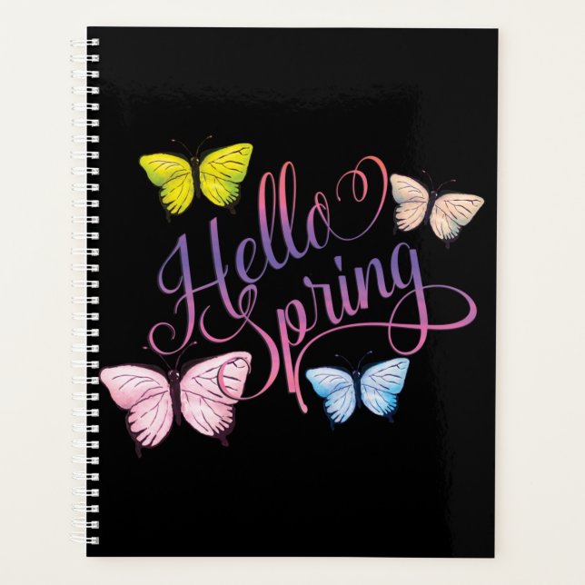 Agenda Butfly Hello Spring (Anverso)