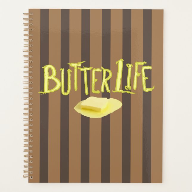 Agenda Butter Life Brown Strips BG (Anverso)
