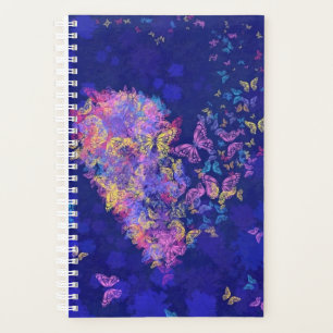 Agenda Butterfly Heart Planner Love