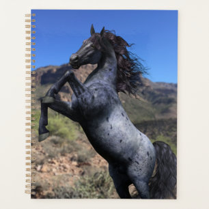 Agenda Caballo azul en el desierto