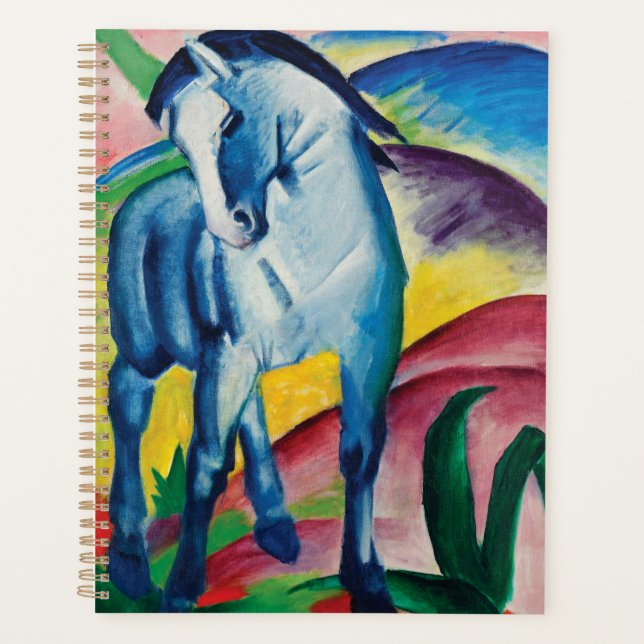 Agenda Caballo azul I por Franz Marc   (Anverso)