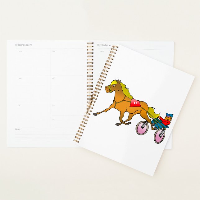 Agenda Caballo de carreras con conductor (Subido por el creador)