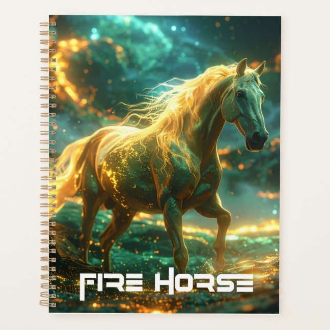 AGENDA CABALLO DE FUEGO - ZODÍACO CHINO -  (Anverso)