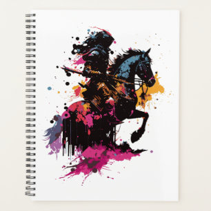 Agenda Caballo de guerrero en acuarela