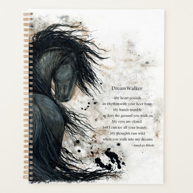 Agenda Caballo majestuoso por Bihrle Planner (Anverso)