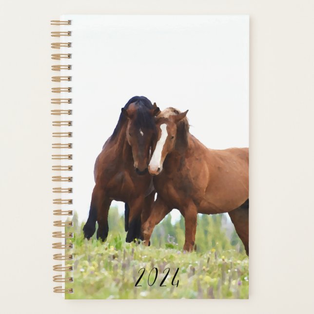 Agenda Caballo salvaje 2024 - Planner (Anverso)