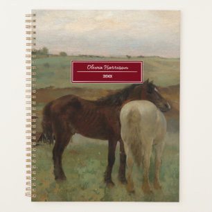 Agenda Caballos en una pradera - Edgar Degas