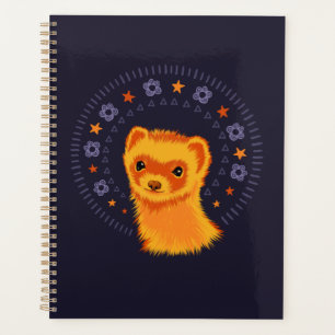 Agenda Cabeza de hurón lindo animal adorable