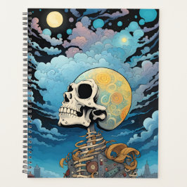 Agenda Cabeza en el cráneo de nubes