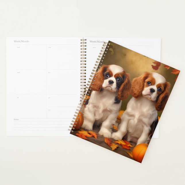Agenda Cachorro Cavalier King Charles Spaniel Calabaza de (Demostración)