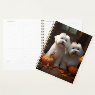 Agenda Cachorro Coton De Tulear Delicia de Otoño Calabaza