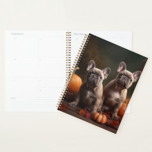 Agenda Cachorro de Bulldog Francés Delicia de Otoño Calab