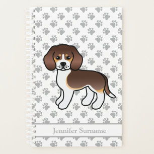 Agenda Cachorro de dibujos animados adorable Beagle Trico