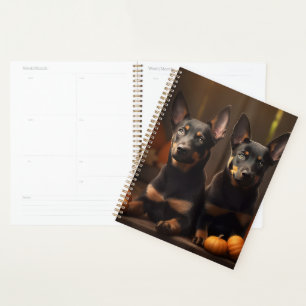 Agenda Cachorro de Kelpie Australiano Delicia de Otoño Ca
