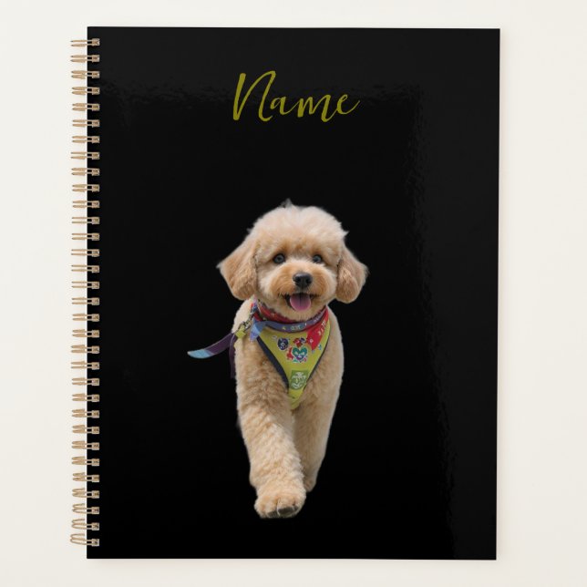 Agenda Cachorro de Marfil Esponjoso (Anverso)