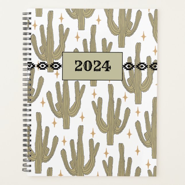 Agenda Cactus Cowgirl - 2024 Planner (Anverso)
