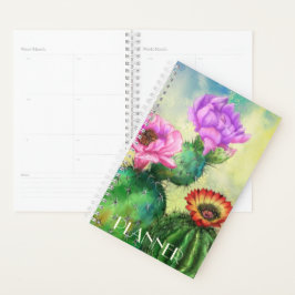 Agenda Cactus Flower Planner