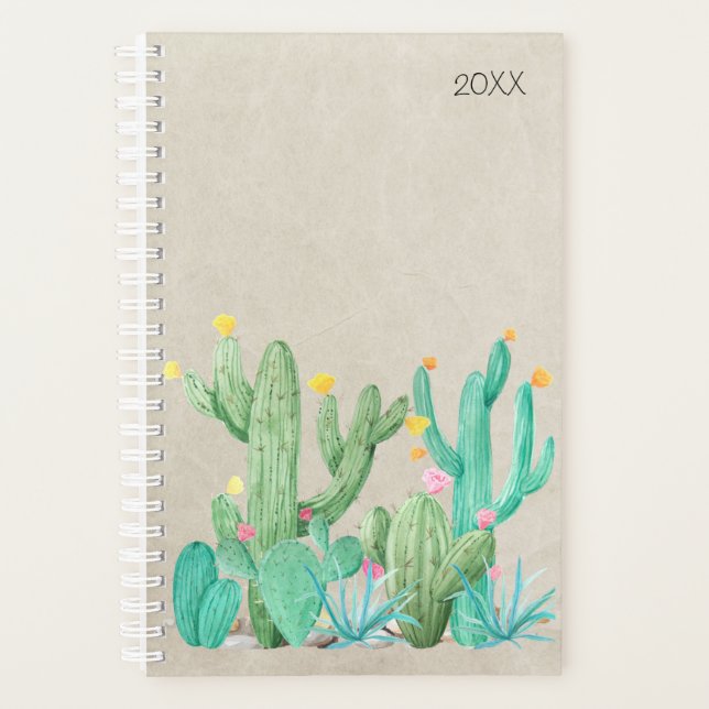 Agenda Cactus Southwest Desert Cacti Succulent (Anverso)