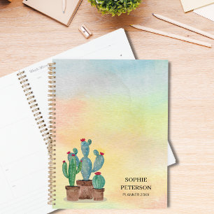 Agenda Cactus Southwest Desert Cacti Succulti Personaliza