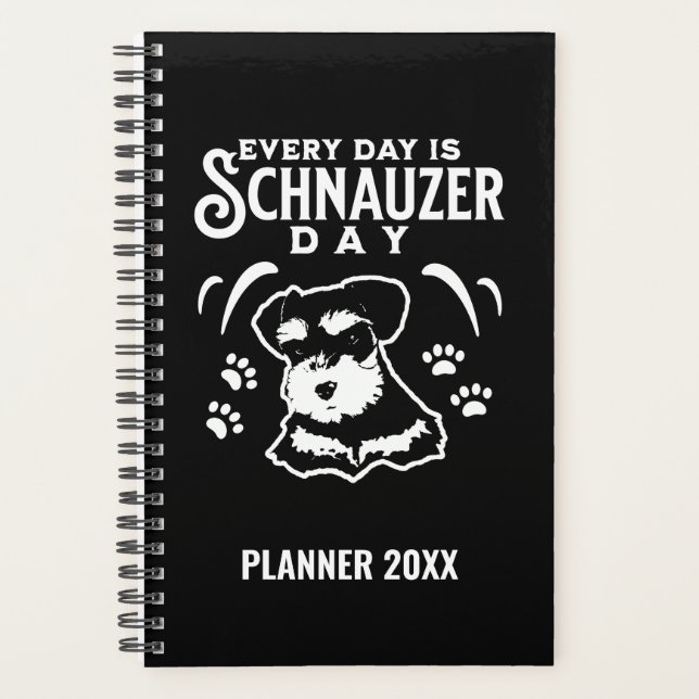 Agenda Cada día es el Día de Schnauzer (Anverso)