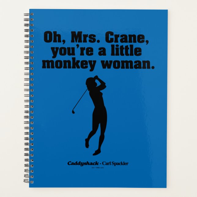 Agenda Caddyshack | Oh Sra. Crane (Anverso)