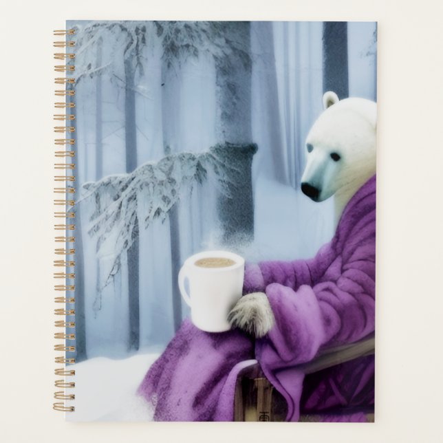 Agenda Café Polar Beber Oso (Anverso)