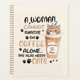 Agenda Café y gatos - Arte Cute Kawaii