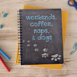 Agenda Cafés y perros de fin de semana - Perro amante<br><div class="desc">Fines de semana ,  Café ,  Napas y perros Citas de sabiduría de perro - Planificador Inspirador</div>