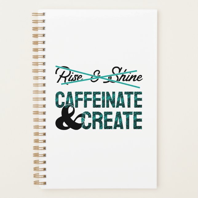 Agenda Caffeinate y Crear (Anverso)