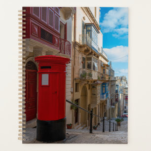 Agenda Caja de correo rojo vintage en Malta
