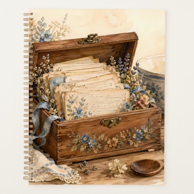 Agenda Caja de Recetas Antiguas Cocina de Campo (Anverso)