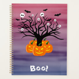Agenda Calabaza de Halloween Jack del Árbol Muerto de los
