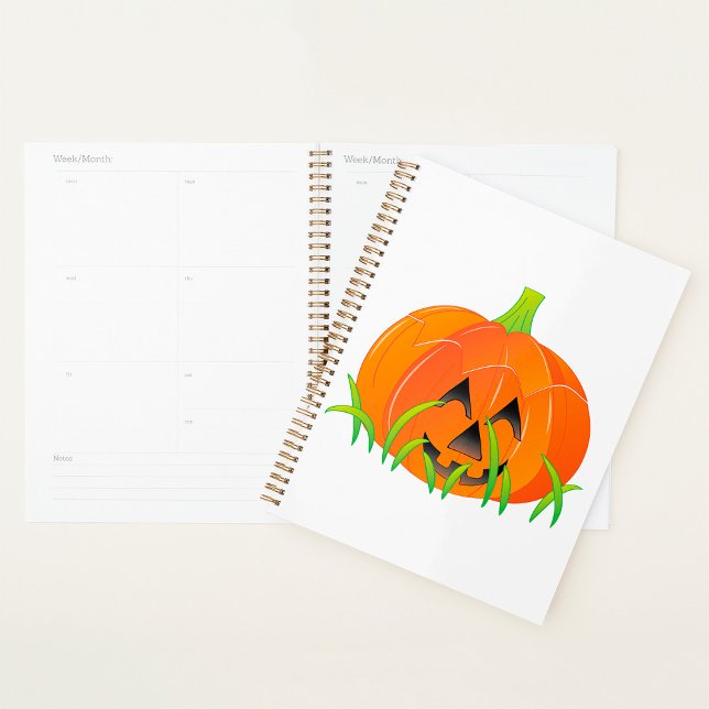 Agenda Calabaza de Halloween linda Jack-O-Lantern (Subido por el creador)