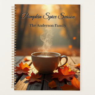 Agenda Calabaza Especiada Personalizada Otoño