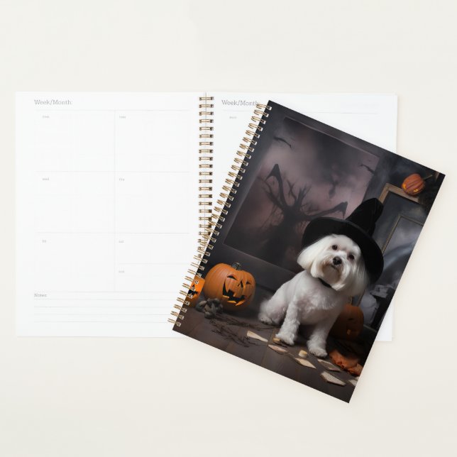 Agenda Calabazas Maltesas Halloween Terrorífico (Demostración)