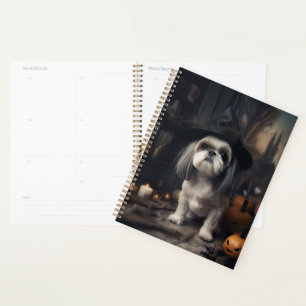 Agenda Calabazas Shih Tzu Halloween Asustadizas