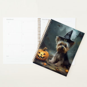Agenda Calabazas Yorkshire Terrier Halloween Espeluznante