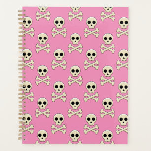 Agenda Calavera con huesos