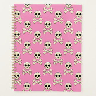 Agenda Calavera con huesos