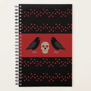 Agenda Calavera gótica y guardián recorren Halloween