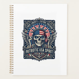 Agenda Calavera Patriótica Ciber Libertad Futuro Ciberpun