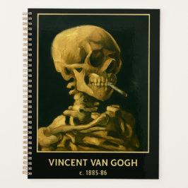 Agenda Calavera Vintage Fumando – Única Inspirada en Van