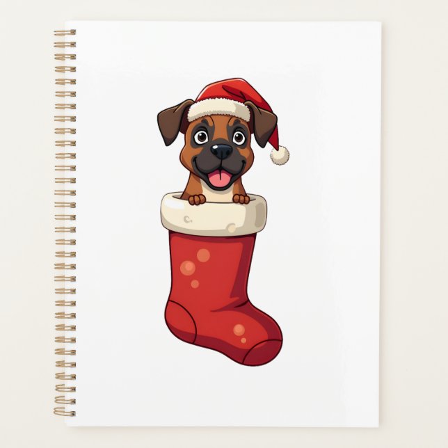 Agenda Calcetín de Navidad de Boxer (Anverso)