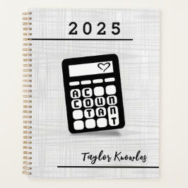 Agenda Calculadora Contable Heart Planner