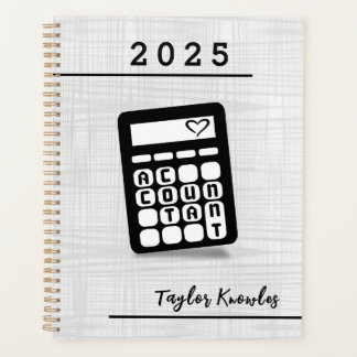 Agenda Calculadora Contable Heart Planner